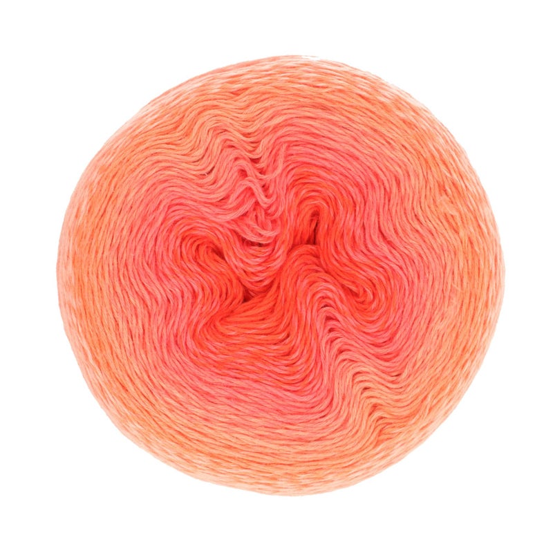 Scheepjes Whirl Yarn - 1000m Coral Catastrophe (557) - Cotton and Acrylic Blend - Image 1